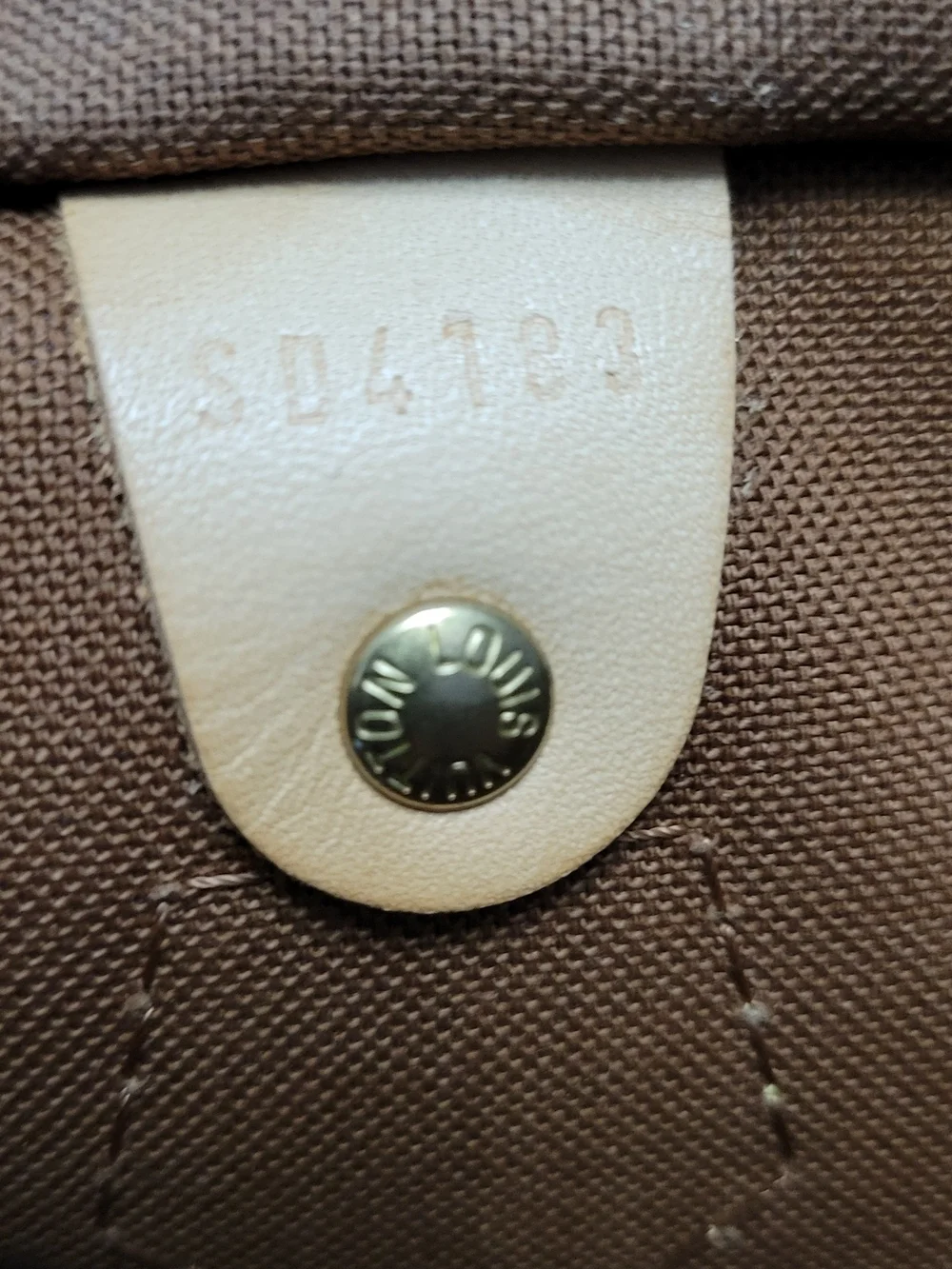 Louis Vuitton Brown Monogram Speedy 35 9.00Top-Handle Bag